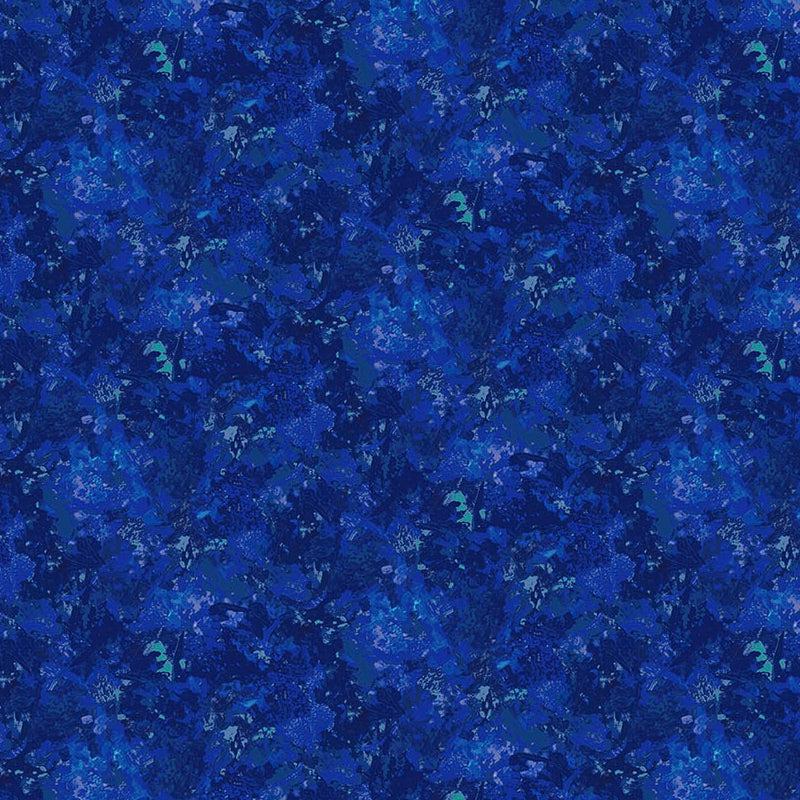 Rhapsody In Blue Dark Blue Texture Fabric