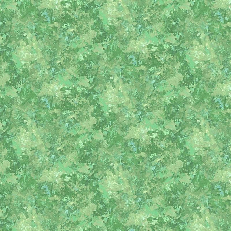 Rhapsody In Blue Green Texture Fabric