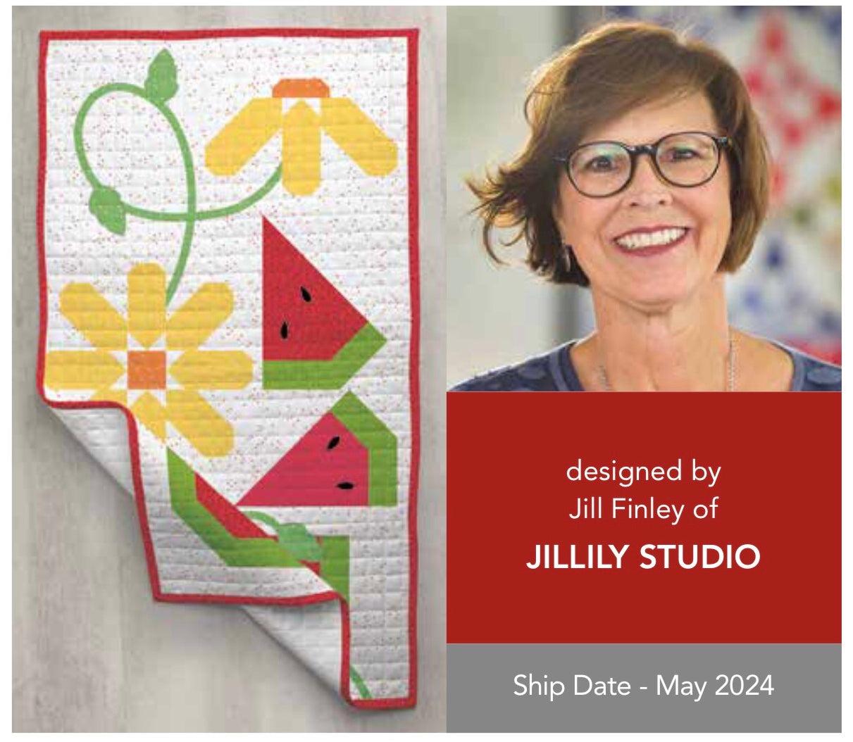 Riley Blake Monthly Door Banner 2024 Kit - August - One in a Melon-Riley Blake Fabrics-My Favorite Quilt Store