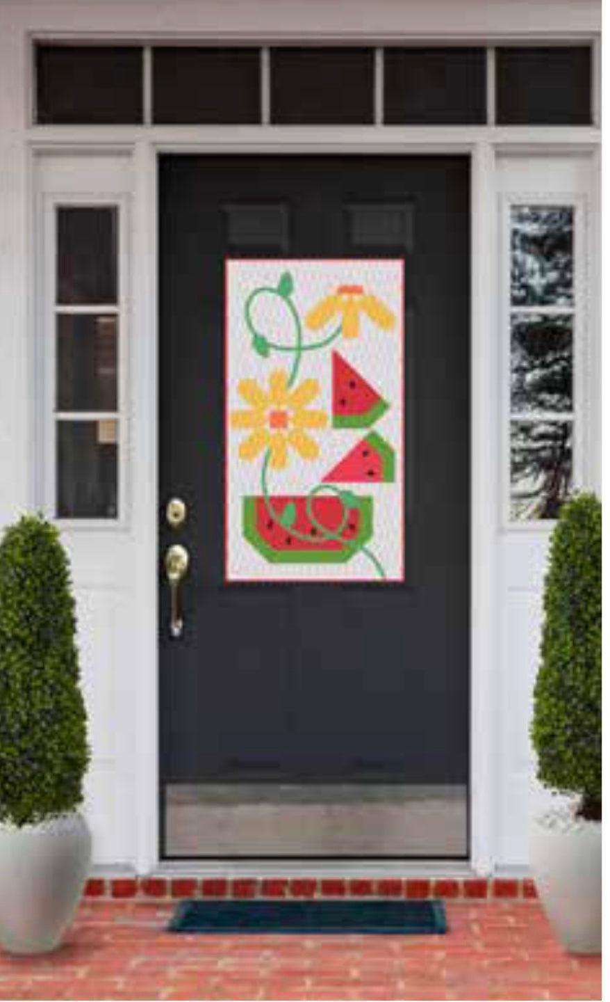 Riley Blake Monthly Door Banner 2024 Kit - August - One in a Melon-Riley Blake Fabrics-My Favorite Quilt Store