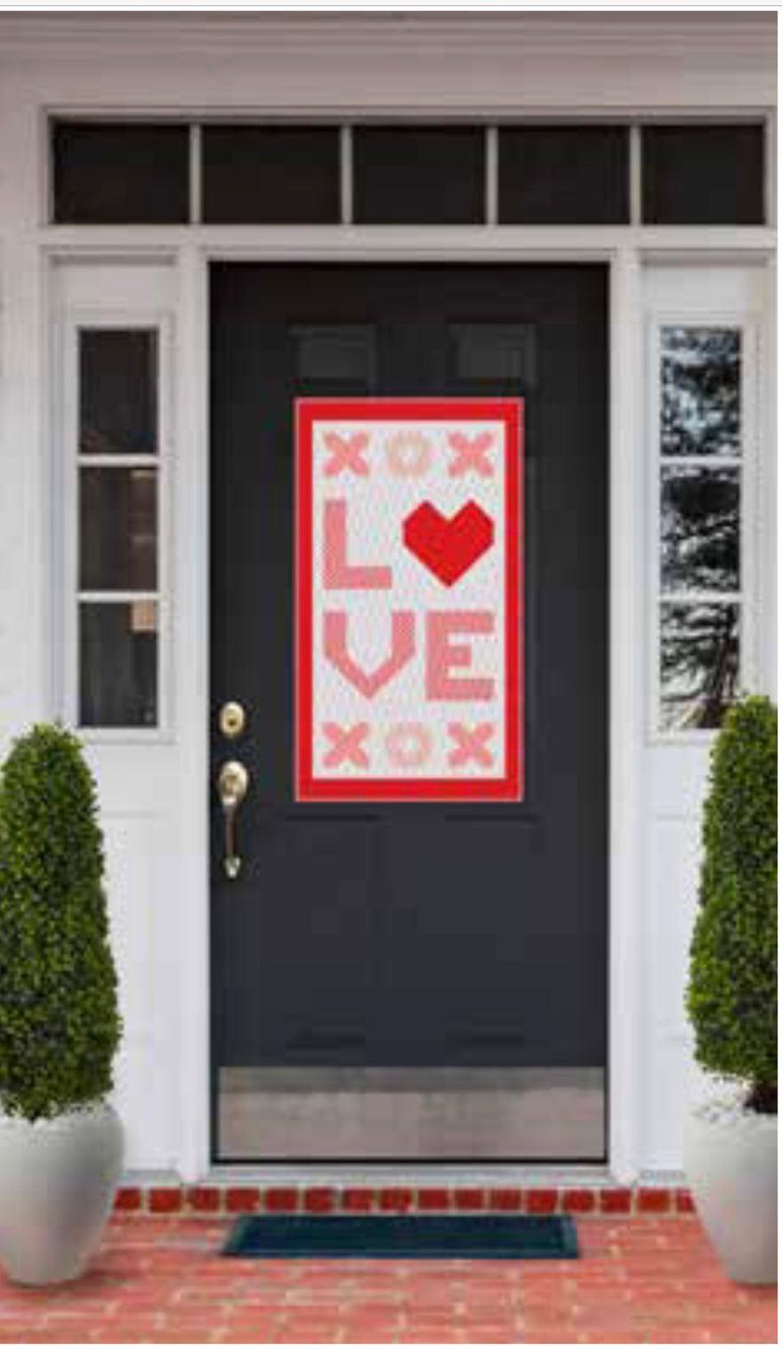 Riley Blake Monthly Door Banner 2024 Kit - February - All My Love-Riley Blake Fabrics-My Favorite Quilt Store