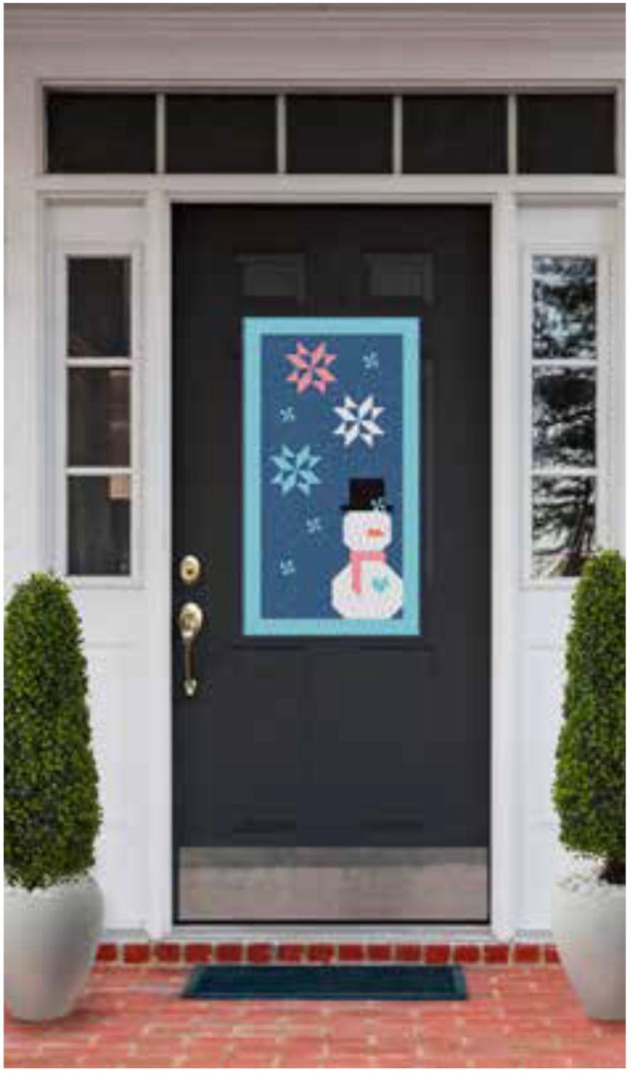 Riley Blake Monthly Door Banner 2024 Kit - January - Sweet Snowman-Riley Blake Fabrics-My Favorite Quilt Store