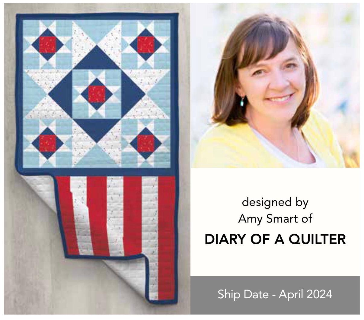 Riley Blake Monthly Door Banner 2024 Kit - July - Patriot Dreams-Riley Blake Fabrics-My Favorite Quilt Store