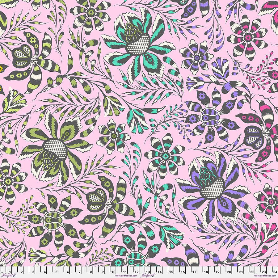 Roar! Blush Super Wild Vine 108" Wide Back Fabric-Free Spirit Fabrics-My Favorite Quilt Store