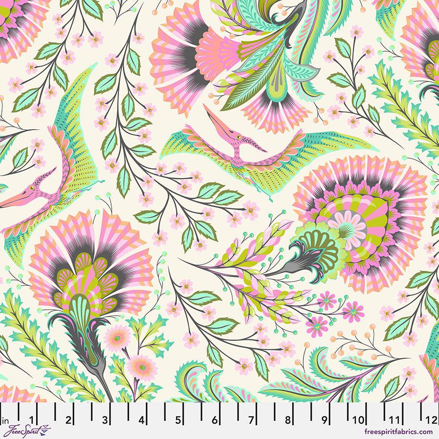 Roar! Blush Wing It Fabric-Free Spirit Fabrics-My Favorite Quilt Store