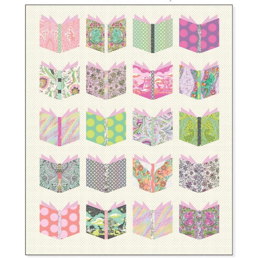 Roar! Book Nerd Quilt Cosmic Quilt Kit-Free Spirit Fabrics-My Favorite Quilt Store