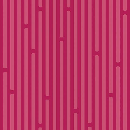 Robo Boogie Fuchsia Stripy Fabric