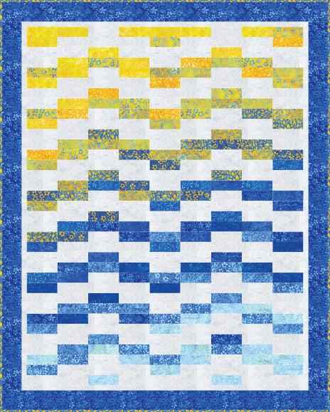 Rolling Hills Quilt Pattern - Free Pattern Download-Robert Kaufman-My Favorite Quilt Store