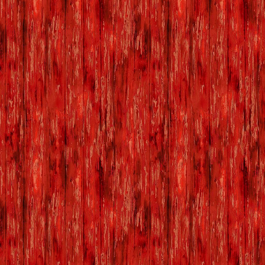 Rolling Hills Red Woodgrain Fabric