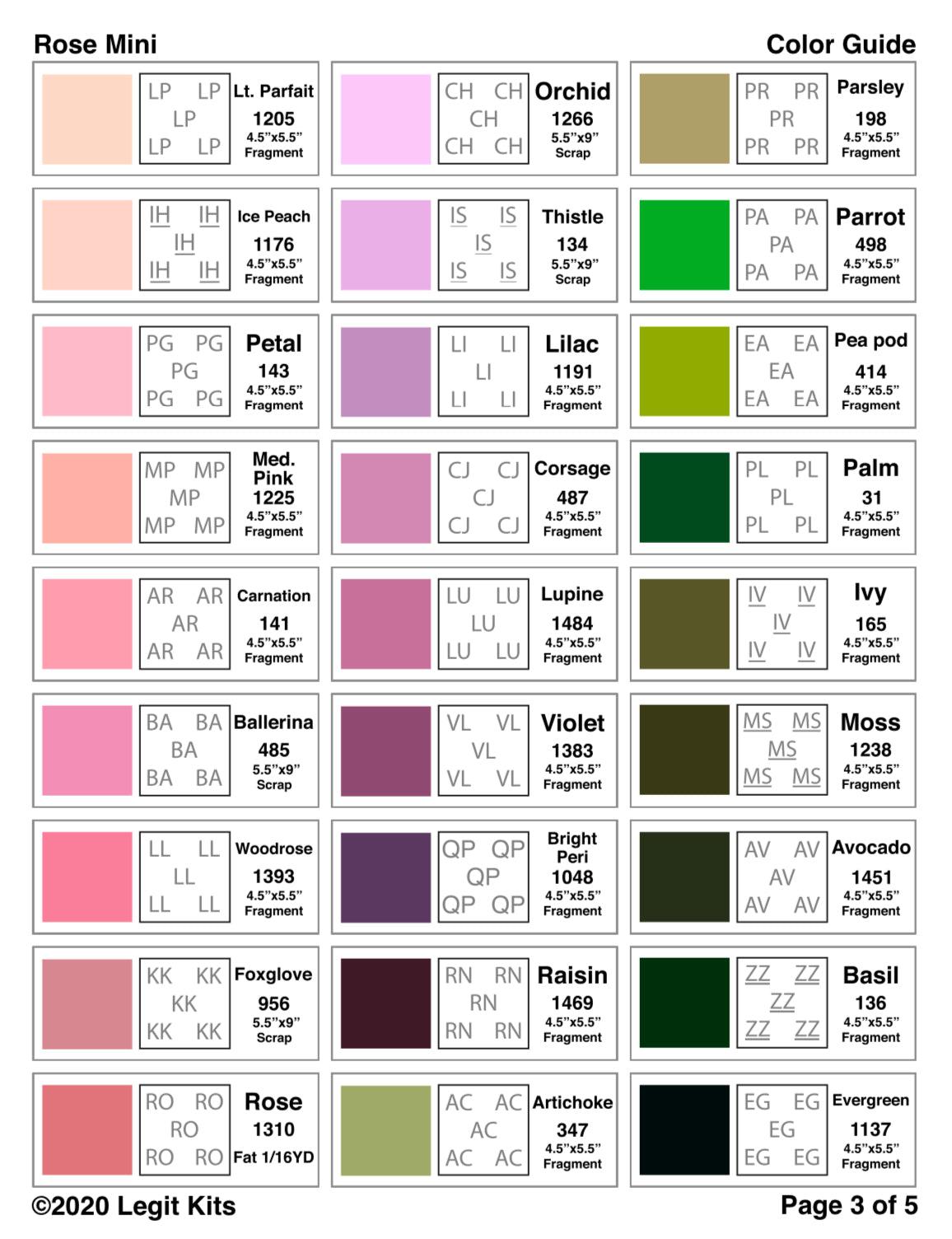 Rose Mini Quilt Kit-Legit Kits-My Favorite Quilt Store