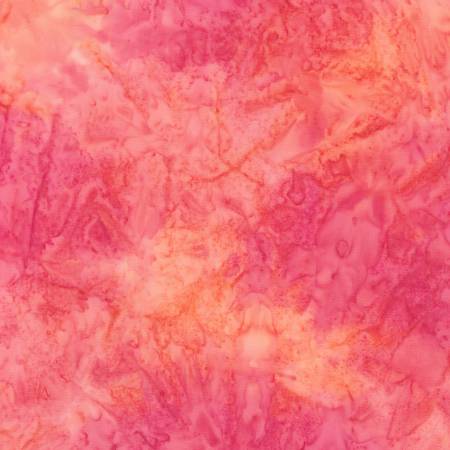 Rouge Sunrise Mottle Batik Fabrics-Robert Kaufman-My Favorite Quilt Store