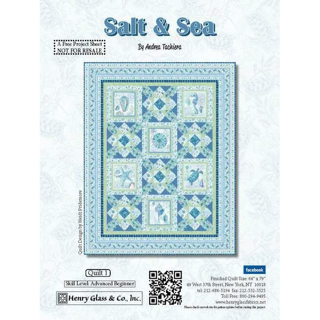 Salt and Sea Panel Quilt Pattern - Free Digital Download-Henry Glass Fabrics-My Favorite Quilt Store