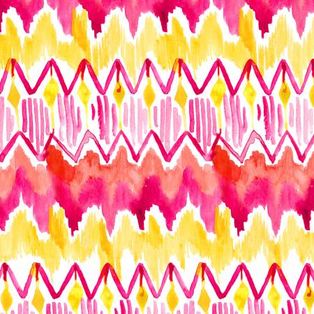 Santa Monica Fuchsia Ikat Fabric-P & B Textiles-My Favorite Quilt Store