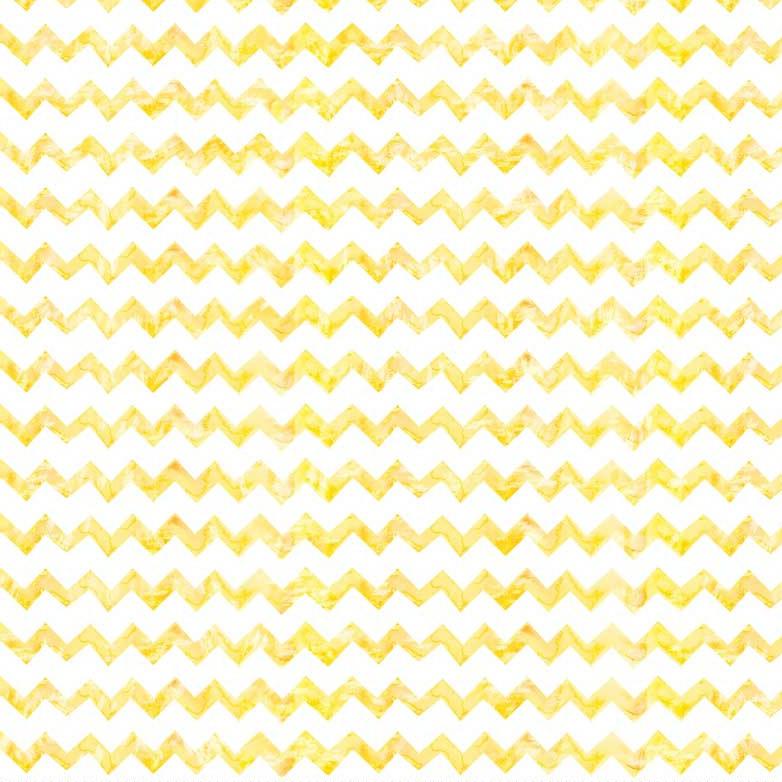 Santa Monica Yellow Chevron Fabric