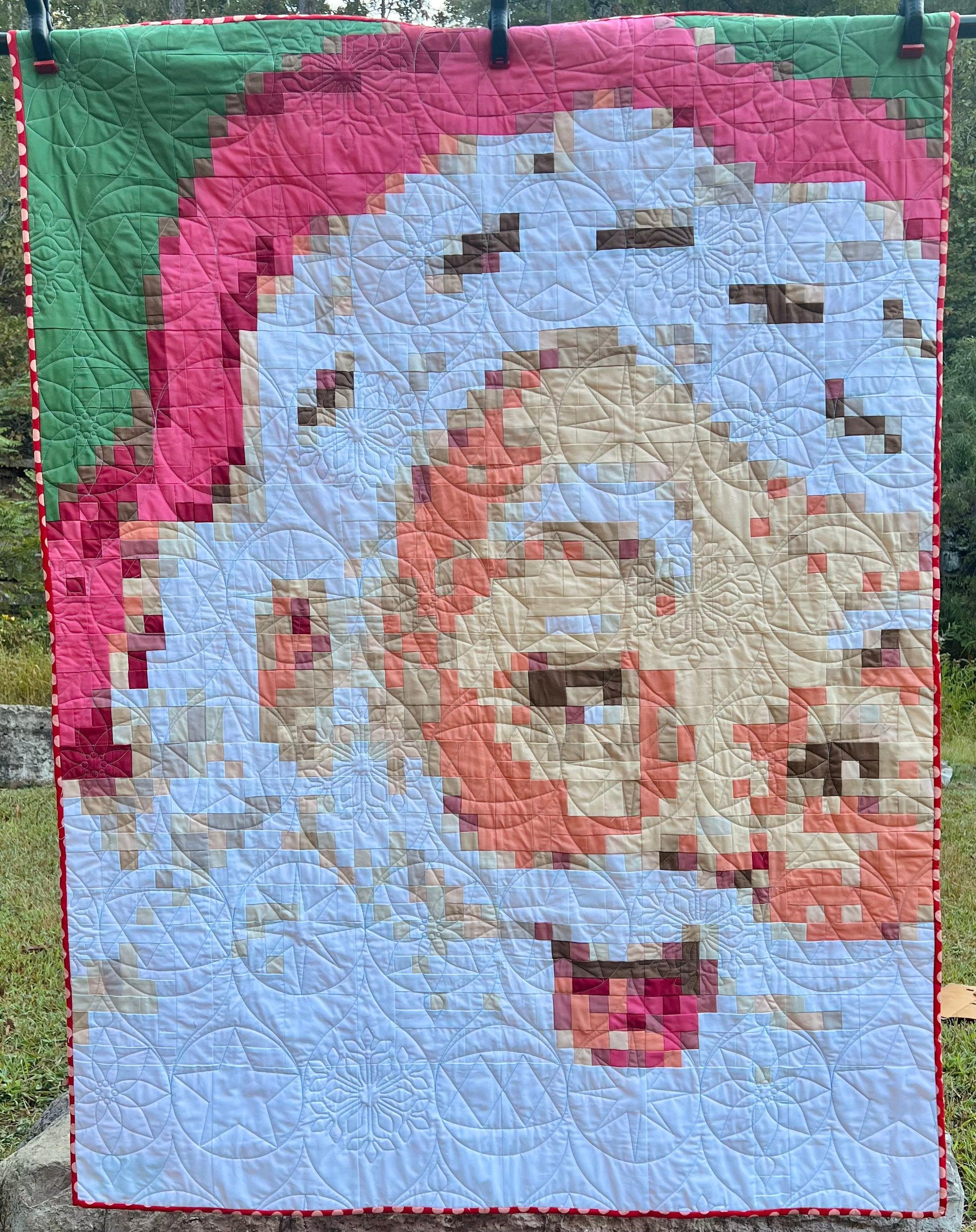 Santa by PixelQuilt-Legit Kits-My Favorite Quilt Store