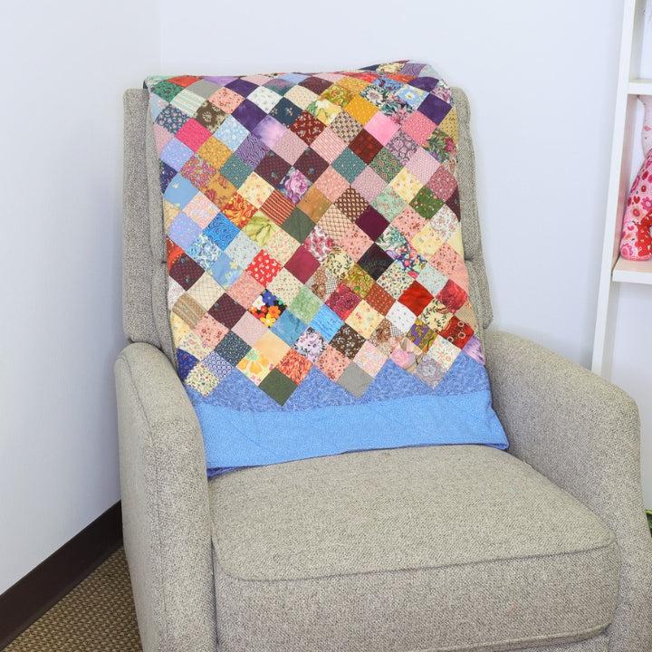 Scrappy Squares - Fully Finished Quilt-My Favorite Quilt Store-My Favorite Quilt Store