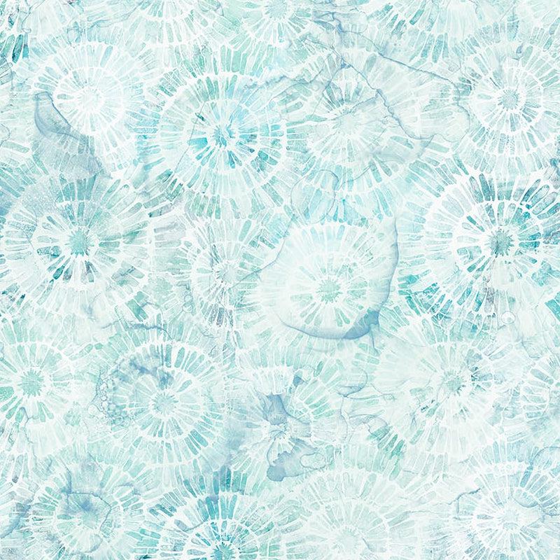 Sea Breeze Pale Blue Sand Dollars Fabric