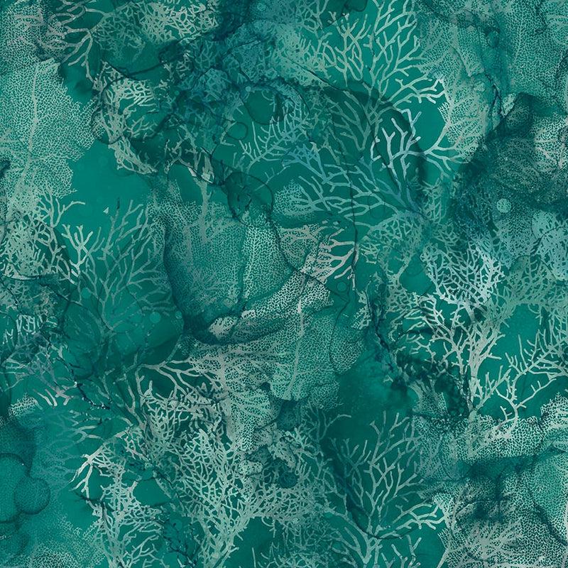 Sea Breeze Seafoam Teal Fabric-Northcott Fabrics-My Favorite Quilt Store