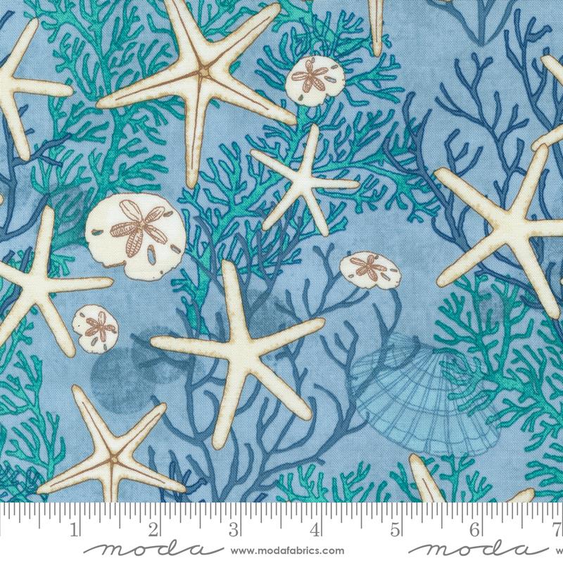 Serena Shores Breeze Beachcomber Fabric-Moda Fabrics-My Favorite Quilt Store