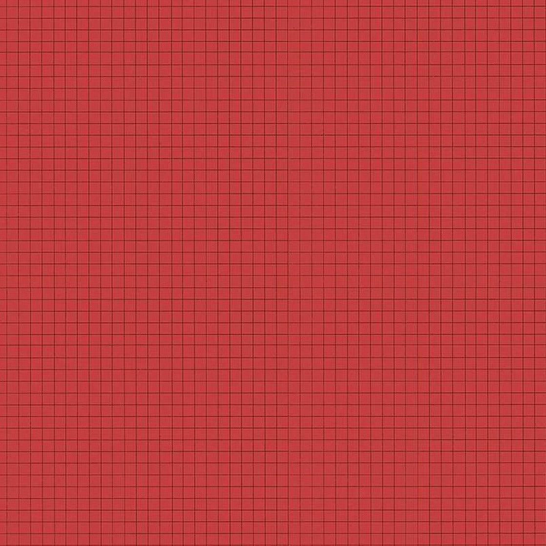 Sew Journal Red Graph Paper Fabric