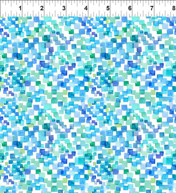Sew Spring Cool Squares Fabric-In The Beginning Fabrics-My Favorite Quilt Store