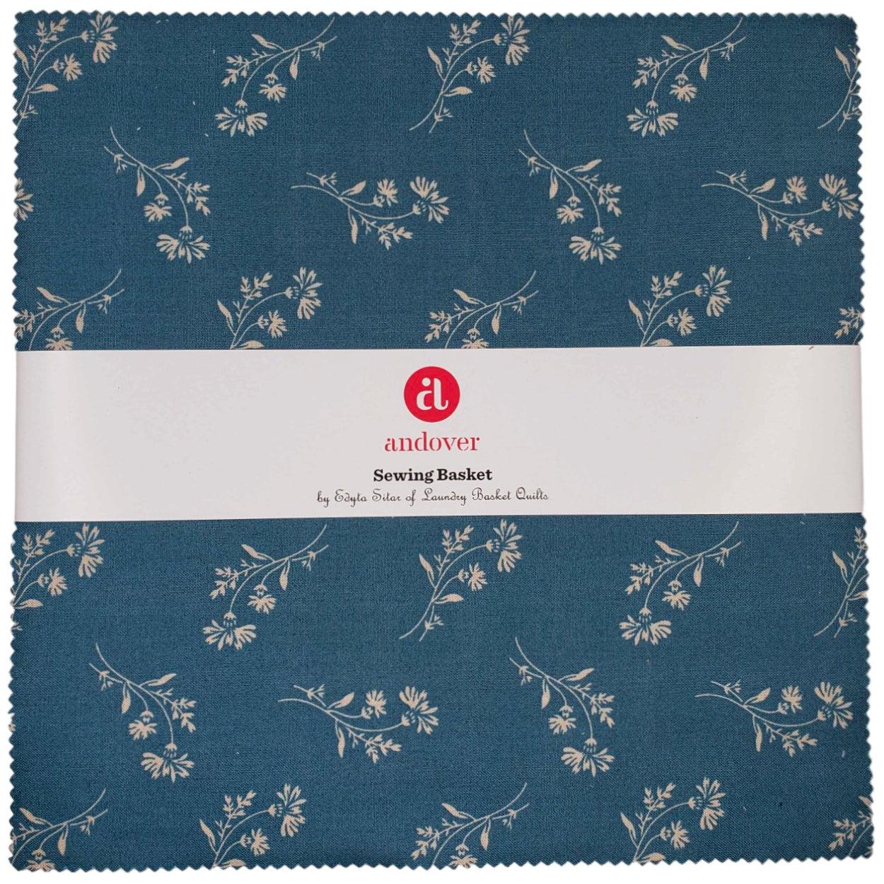Sewing Basket 10" Square-Andover-My Favorite Quilt Store