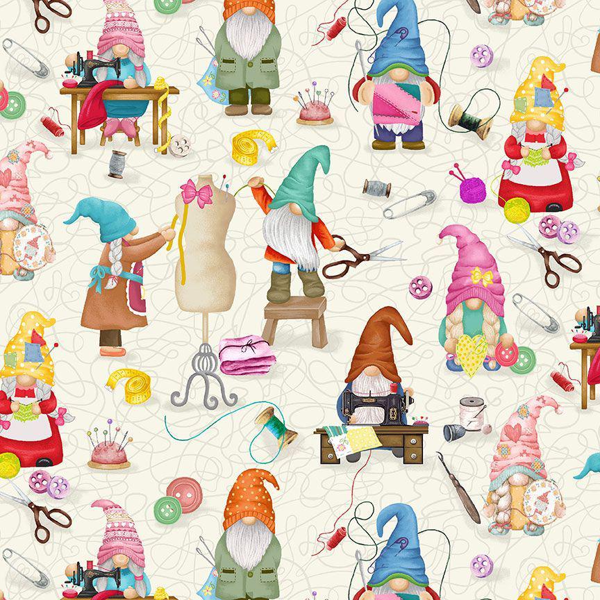 Sewing Gnomes Gnomes Fabric