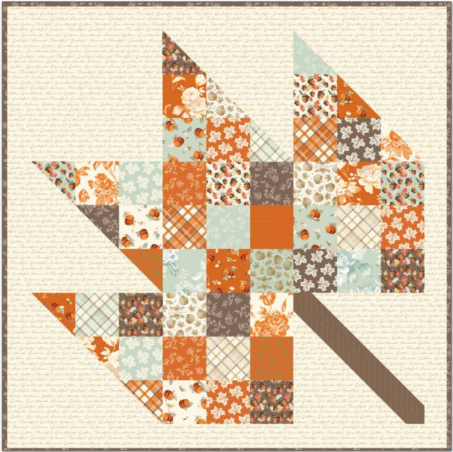 Shades of Autumn Maple Leaf Quilt Kit-Riley Blake Fabrics-My Favorite Quilt Store