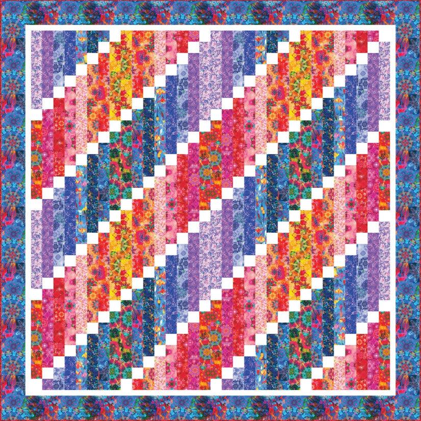 Shifting Gardens Florence Quilt Kit Digital Download-Robert Kaufman-My Favorite Quilt Store