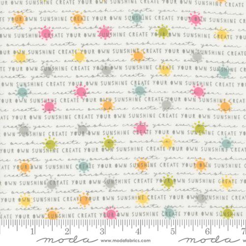 Shine Cloud Sunshine Text Fabric-Moda Fabrics-My Favorite Quilt Store