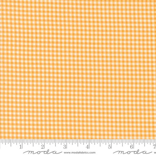 Shine Orangesicle Gingham Checks and Plaids Fabric-Moda Fabrics-My Favorite Quilt Store