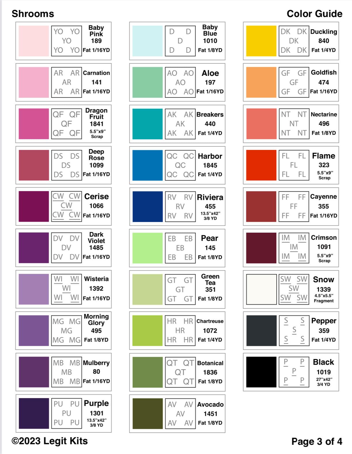Shrooms Quilt Kit-Legit Kits-My Favorite Quilt Store