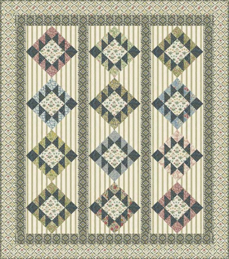 Simple Elegance Quilt Pattern-Free Spirit Fabrics-My Favorite Quilt Store