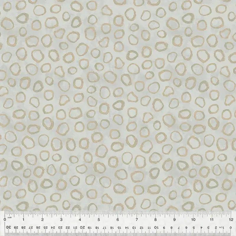 Sketchbook 21 Alabaster Gems Fabric-Windham Fabrics-My Favorite Quilt Store