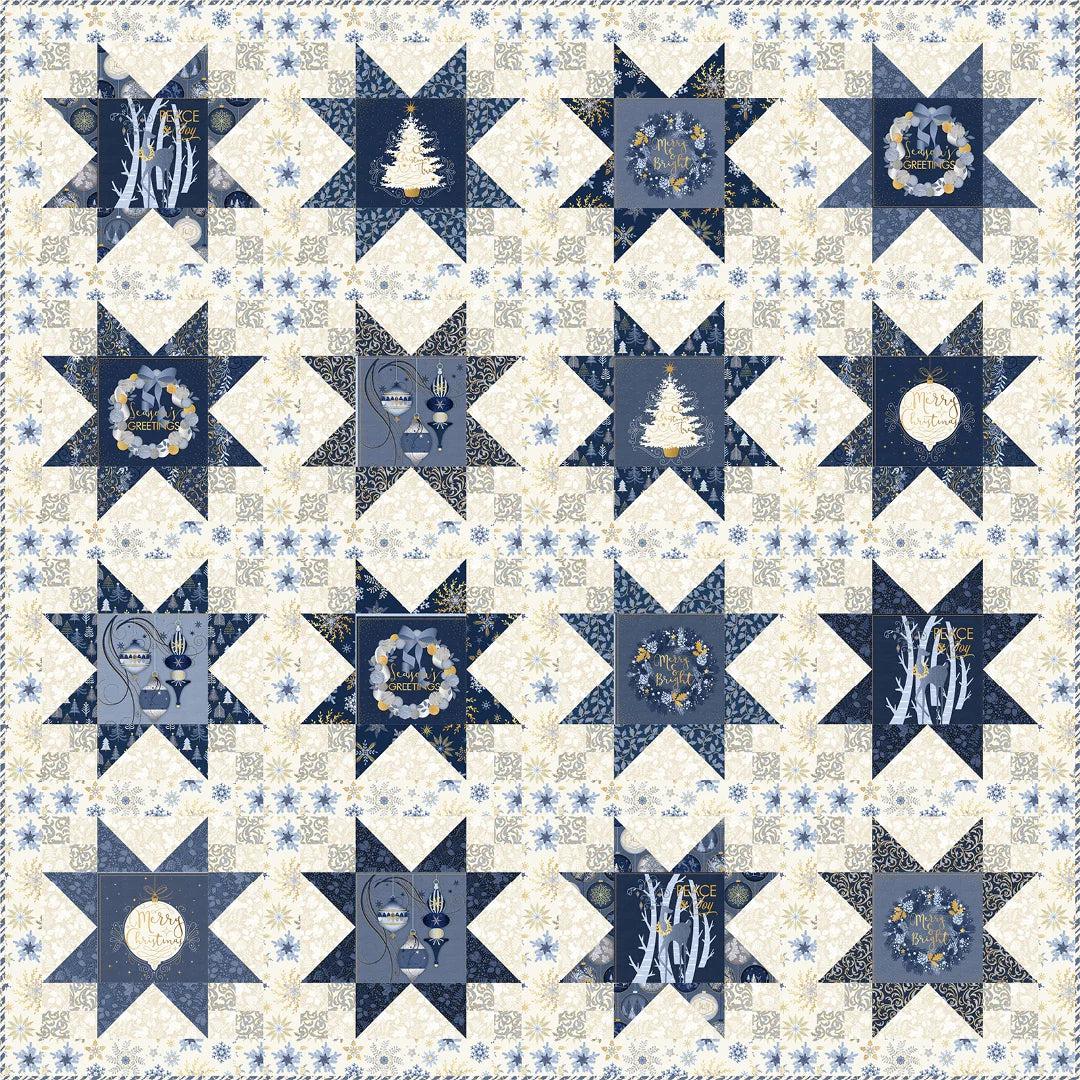 Snowfall Quilt Pattern - Free Digital Download-P & B Textiles-My Favorite Quilt Store