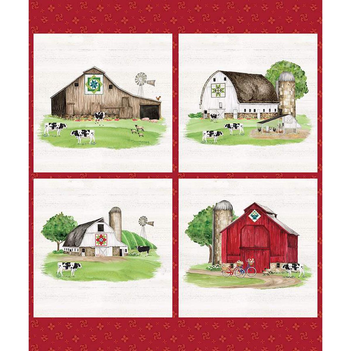 Barn Quilts Fabric Fat Quarter Bundle by Tara Reed for Riley Blake