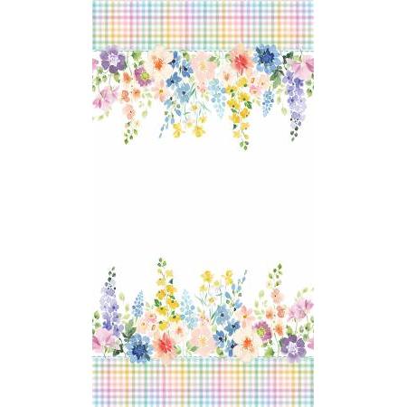 Spring Has Sprung Multi Color Digital Double Border Fabric-Clothworks-My Favorite Quilt Store