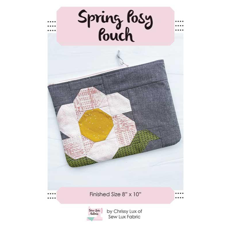 Spring Posy Pouch Pattern-Moda Fabrics-My Favorite Quilt Store
