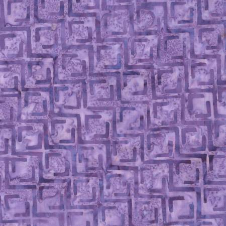 Squared Purple Squared Batik Batik Fabric-Anthology Fabrics-My Favorite Quilt Store