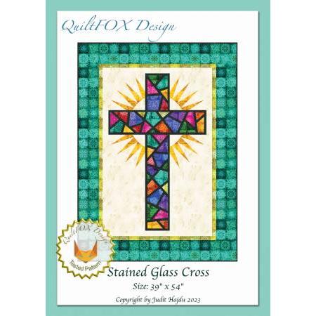Stained Glass Cross Quilt Pattern-QuiltFox-My Favorite Quilt Store