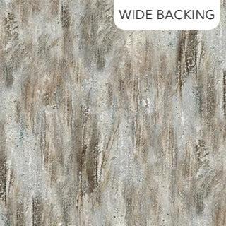 Stallion Light Gray Texture Stripe Digital 108" Wide Backing Fabric