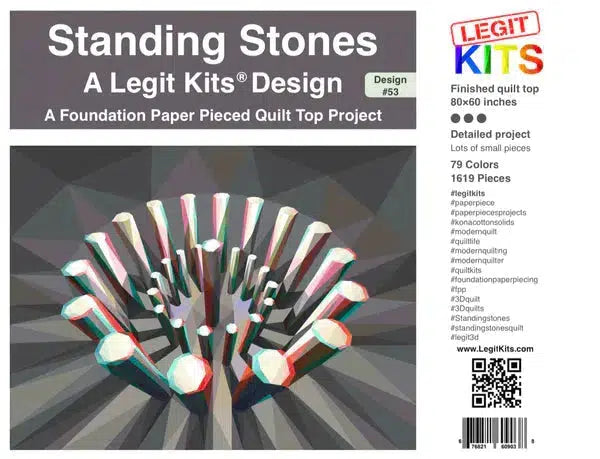 Standing Stones Pattern-Legit Kits-My Favorite Quilt Store