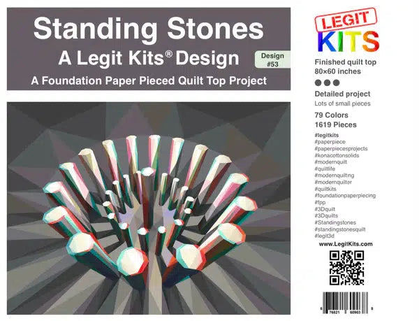 Standing Stones Quilt Kit-Legit Kits-My Favorite Quilt Store