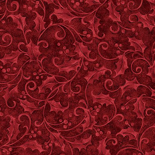 Star of Wonder, Star of Light Red Holly Fabric-Benartex Fabrics-My Favorite Quilt Store
