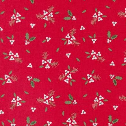 Starberry Red Pine Springs Ditsy Blender Fabric