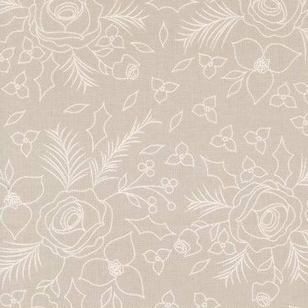 Starberry Stone Winter Sketch Florals Fabric