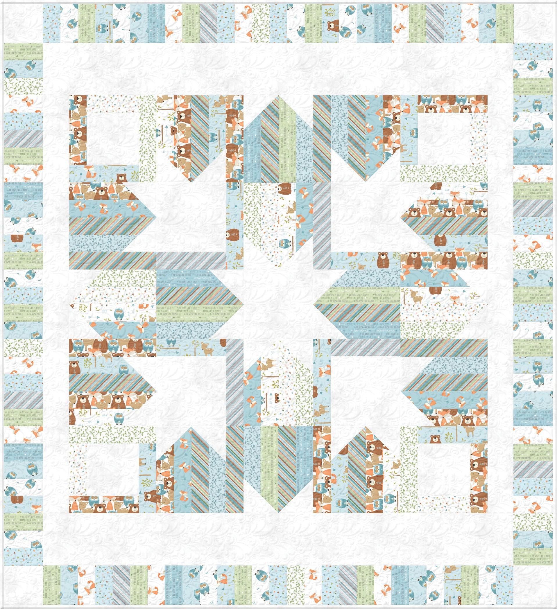 Starburst Quilt Pattern - Free Digital Download-Wilmington Prints-My Favorite Quilt Store
