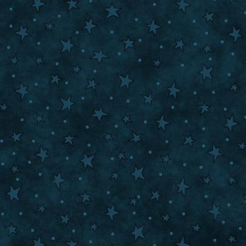 Starry Basics Indigo Fabric