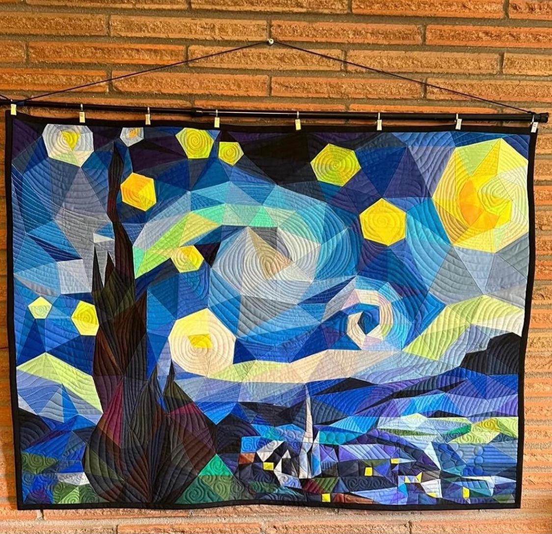 Starry Night Full Quilt Kit-Legit Kits-My Favorite Quilt Store