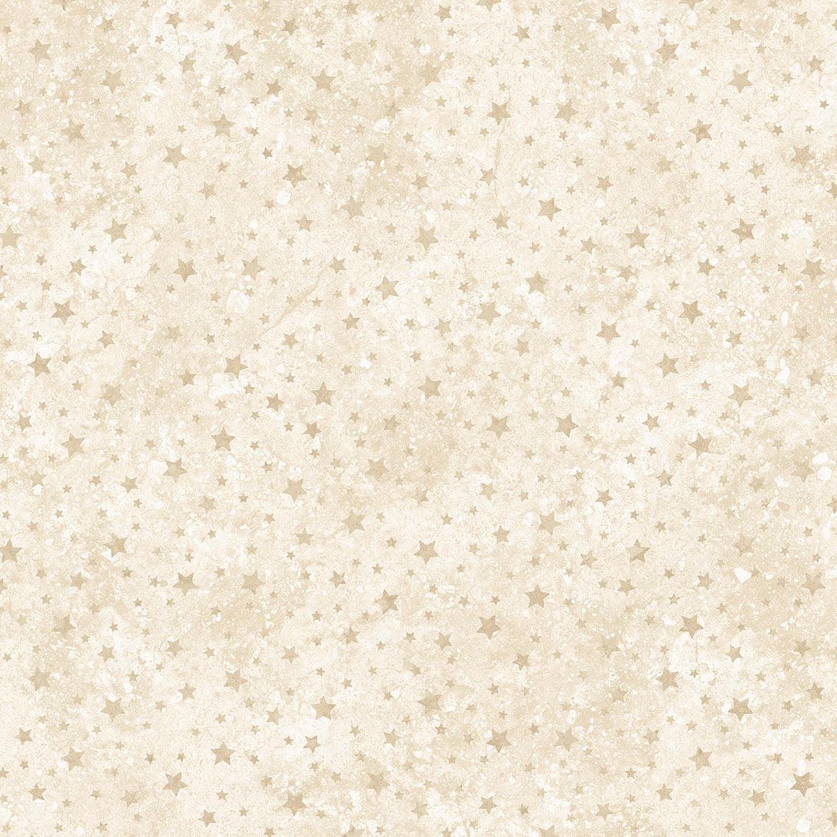 Stars and Stripes 12 Stonehenge Cream Tonal Stars Fabric